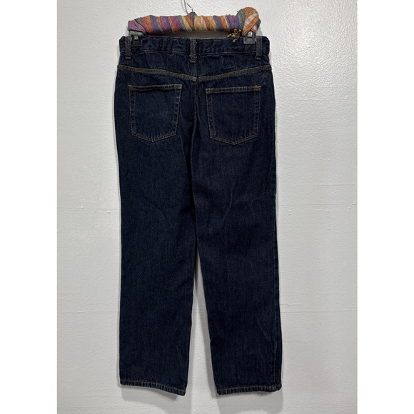 Cat & Jack Boys Relaxed Straight Blue Denim Jeans Size 14 Adjustable Waist - Picture 2 of 10
